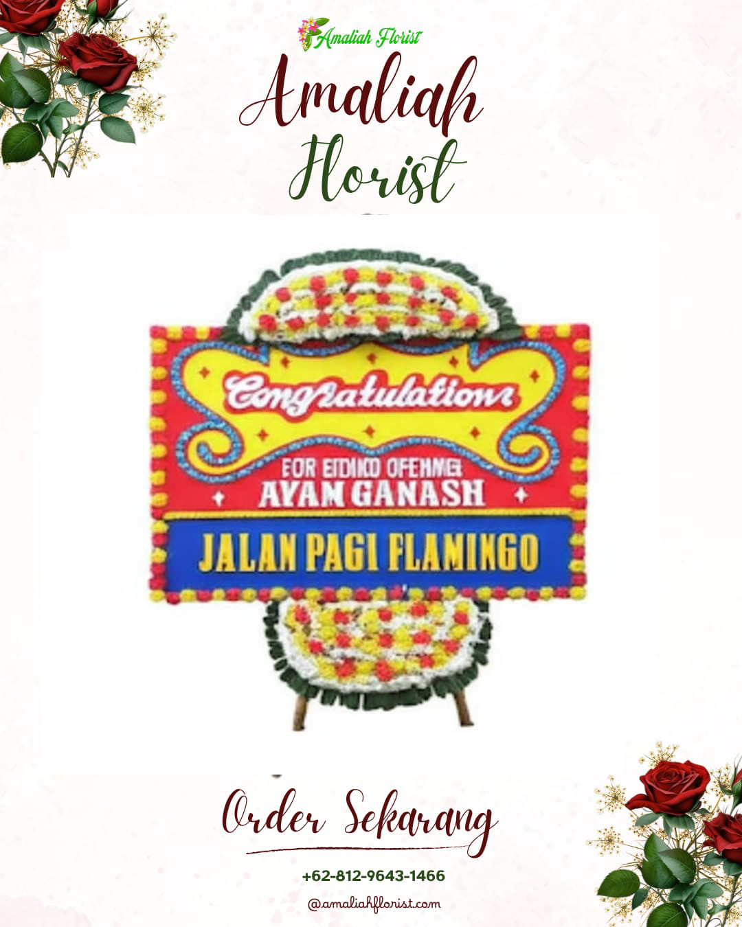 Sewa Papan Bunga Candipuro